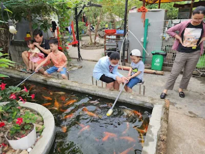 câu tôm càng xanh - điểm thu hút khách du lịch