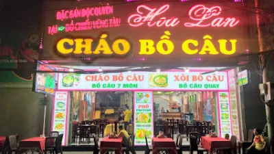 cháo bồ câu - hoa lan quan - nhà hàng