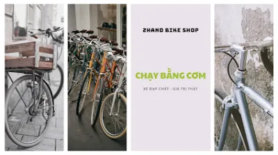 chạy bằng cơm - xưởng xe đạp 2hand nhật chất - cửa hàng sửa chữa xe đạp