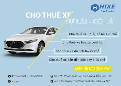 cho thuê xe tự lái hà nội - hixe car rental - đại lý cho thuê xe ô tô cho thuê xe tự lái hà nội - hixe car rental - đại lý cho thuê xe ô tô