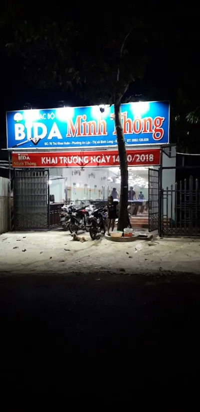 clb bida minh thông - câu lạc bộ bi da lỗ