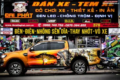 cửa hàng dán keo xe đại phát - cửa hàng tem
