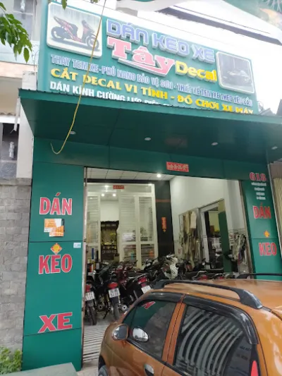 cửa hàng dán keo xe tây decal - dịch vụ dán xe