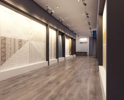 cửa hàng giấy dán tường - trung tâm mua sắm