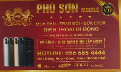 cửa hàng sữa chữa điện thoại di động - phú sơn mobile - cửa hàng điện thoại di động