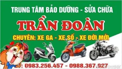 cua hang sua chua xe may tran doan - cửa hàng sửa chữa xe máy