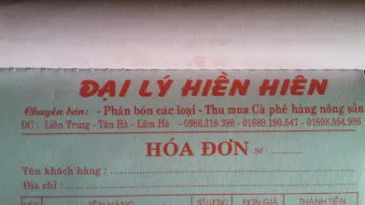 đại lý phân bón hiền hiên - nhà cung cấp nông cụ