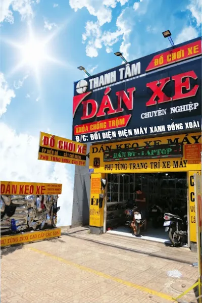 dán keo xe máy thanh tâm i in decal tem xe - cửa hàng phụ tùng xe máy