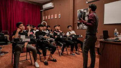 đào tạo barber việt nam - lê khải academy - tiệm cắt tóc