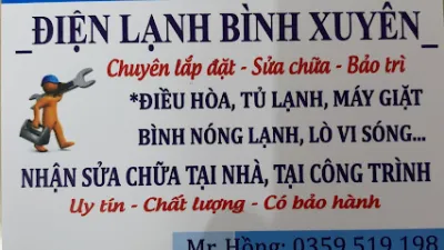 điện lạnh bình xuyên - dịch vụ sửa chữa máy lạnh