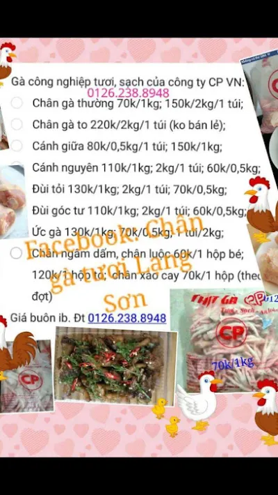 fb chân gà tươi lạng sơn - cửa hàng bán thực phẩm sạch