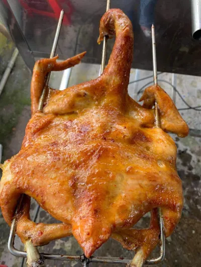 gà nướng-nguyên hiêu - món nướng