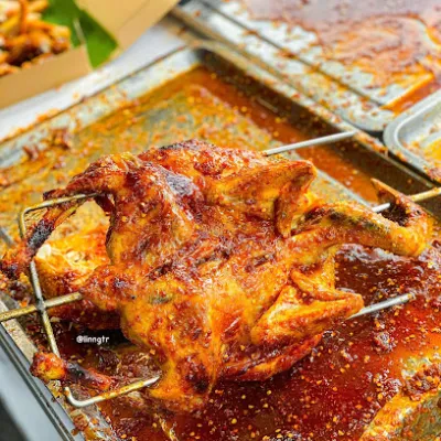 gà quay 217 - tân an - món nướng