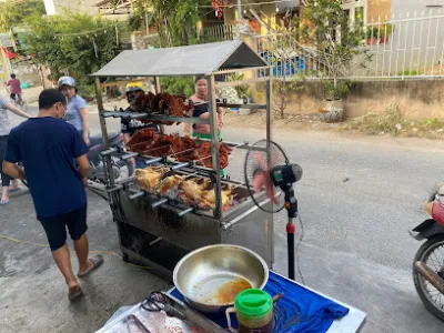 gà quay chờ chút xíu - thức ăn mang về trung quốc