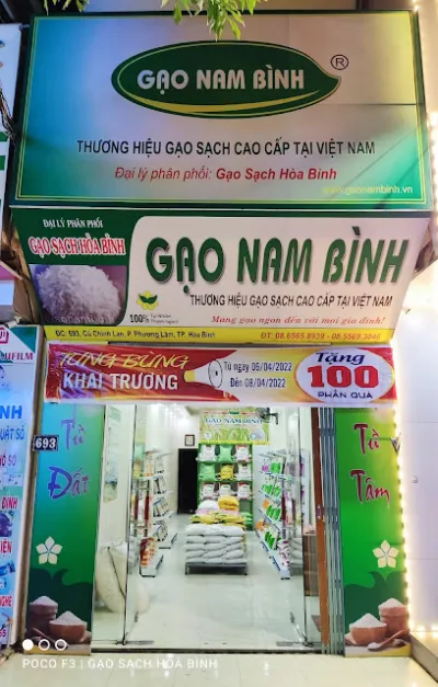 gạo sạch hoà bình - cửa hàng gạo