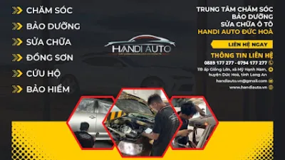 garage ô tô handi auto đức hòa - xưởng sửa chữa ô tô