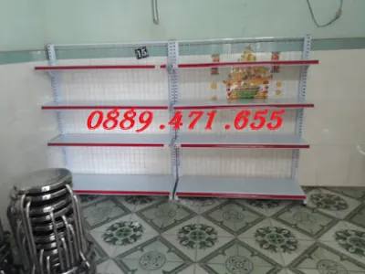 giá kệ sắt v lỗ kệ siêu thị kệ để hàng nặng tỉnh hải phòng - cửa hàng giá kệ