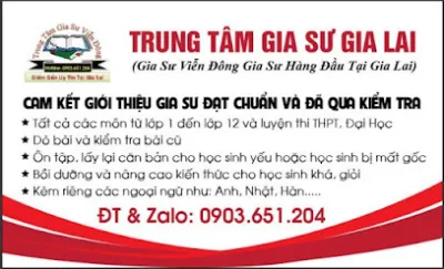 gia sư gia lai - gia sư viễn đông - dịch vụ gia sư
