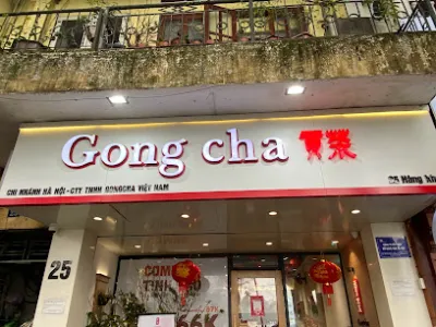 gong cha hàng khay - quán cà phê
