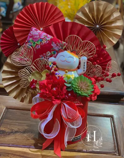 hà linh flower - hoa sáp biên hoà - cửa hàng hoa