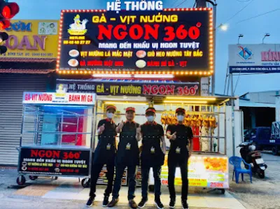 hệ thống gà - vịt nướng ngon 360 - quán ăn nhỏ