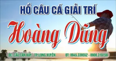hồ câu cá giải trí hoàng dũng - trại câu cá