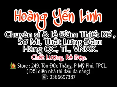 hoàng yến linh - chuyên sỉ  lẻ đầm thiết kế hàng qc, vnxk - cửa hàng quần áo