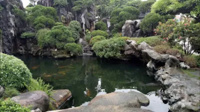 hòn non bộ đẹp tại hưng yên - nhà thiết kế nội thất