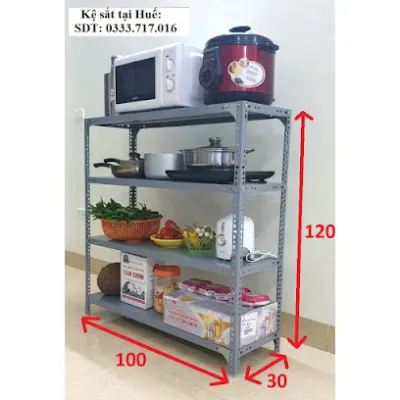 kệ sắt v lỗ đa năng - kệ siêu thị tại huế - cửa hàng nội thất