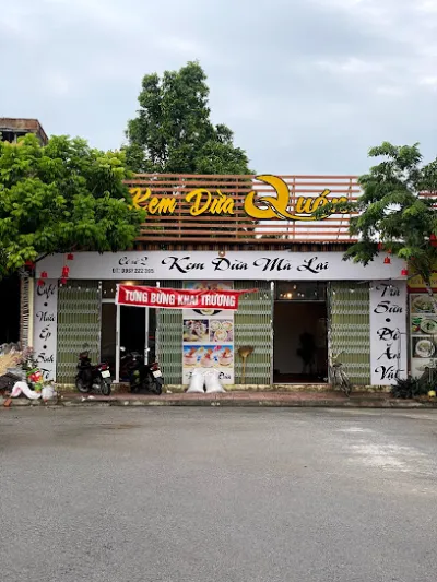kem dừa quán - cửa hàng kem