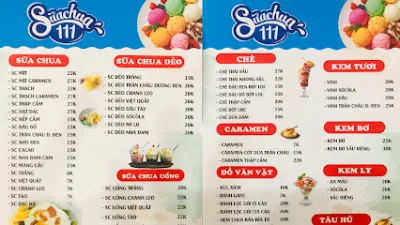 kem sữa chua 111 - nhà hàng
