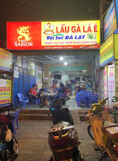lẩu gà lá é vũng tàu - nguyễn hữu cảnh - cửa hàng bán đồ ăn nấu sẵn