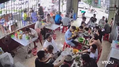 lòng lợn - nhà hàng