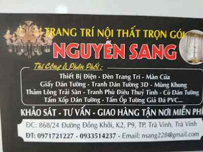 màn cửa, giấy dán tường, tranh dán tường 3d - tranh phù điêu thủy tinh- tại trà vinh - cửa hàng màn cửa