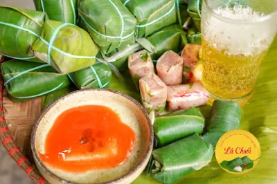 nem chua lá chuối - nem chua thanh hóa gia truyền - nhà hàng bán đồ ăn mang về