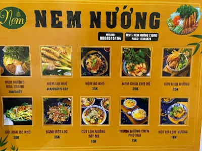 nem nướng - nhà hàng