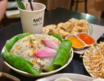 nhà hàng chay nấm rơm - nhà hàng