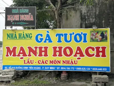 nhà hàng gà tươi mạnh hoạch - nhà hàng