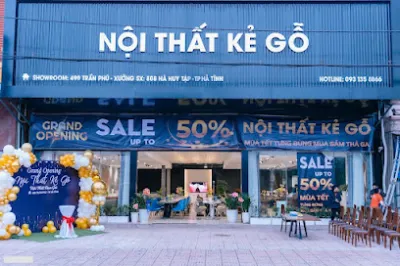 nội thất kẻ gỗ - trạm xăng