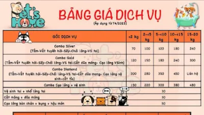 pet’s home bạc liêu - dịch vụ chăm sóc thú nuôi