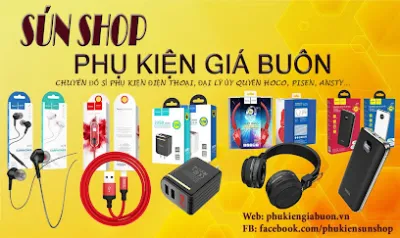 phụ kiện giá buôn - sún shop - cửa hàng phụ kiện điện thoại di động