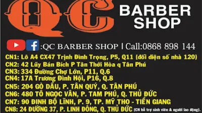 qc barber shop - tiệm cắt tóc