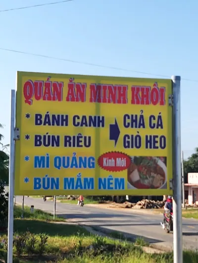 quán ăn sáng minh khôi - quán ăn nhỏ