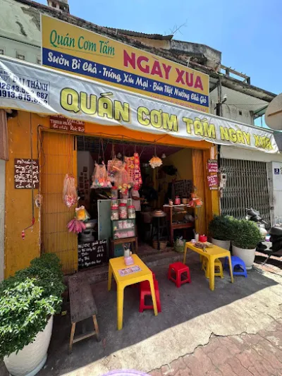 quán cơm tấm ngày xưa - quán ăn nhỏ