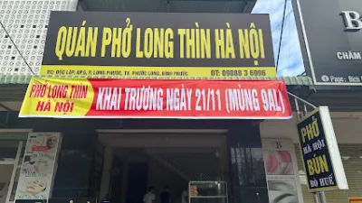 quán phở long thìn hà nội - nhà hàng phở