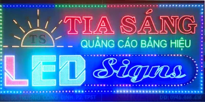 quảng cáo tia sáng led sign - cơ quan quảng cáo