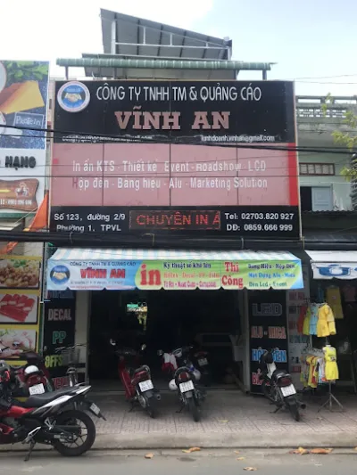 quảng cáo vĩnh an - cửa hàng in ấn