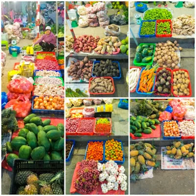 sạp rau củ quả cô thảo - nhà bán buôn rau củ quả