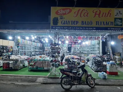 shop giày dép, ba lô, túi sách, hà anh. - cửa hàng giày dép