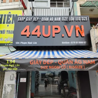 shop giày dép - quần áo nam size lớn - 44up.vn - cửa hàng giày dép